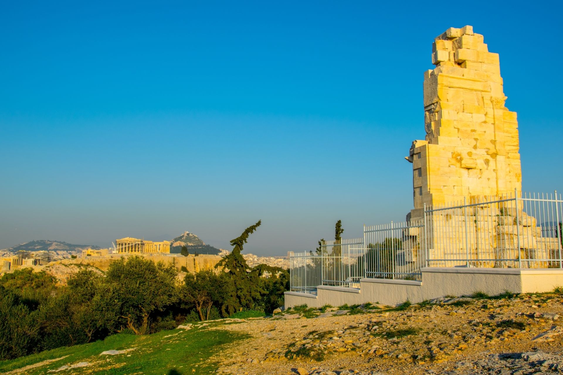 ATHENS FILOPAPPOU HILL GREECE