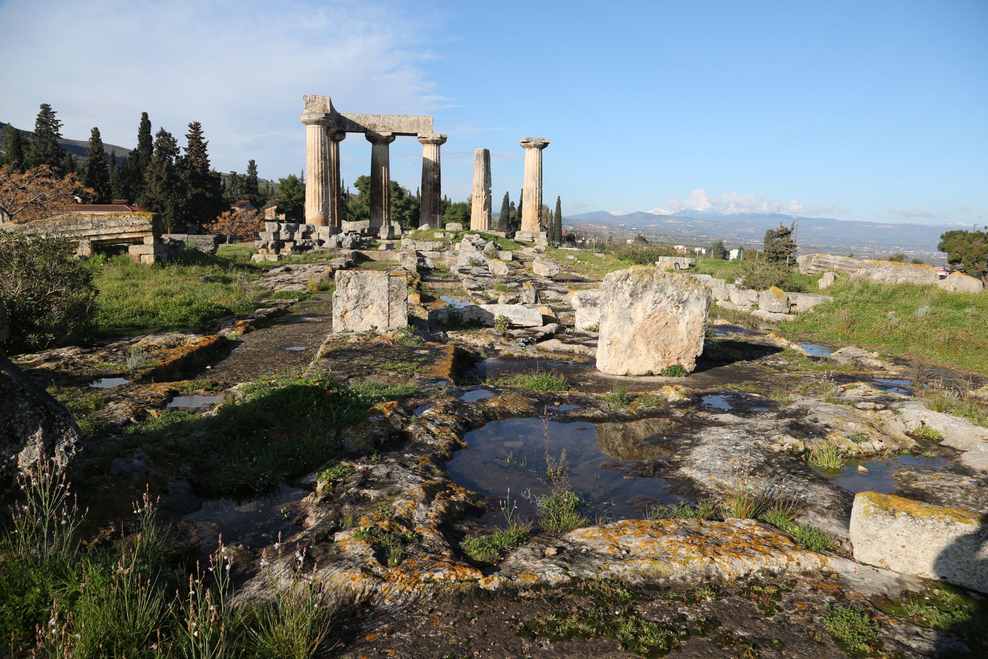 CORINTH APOLLO RUINS GREECE