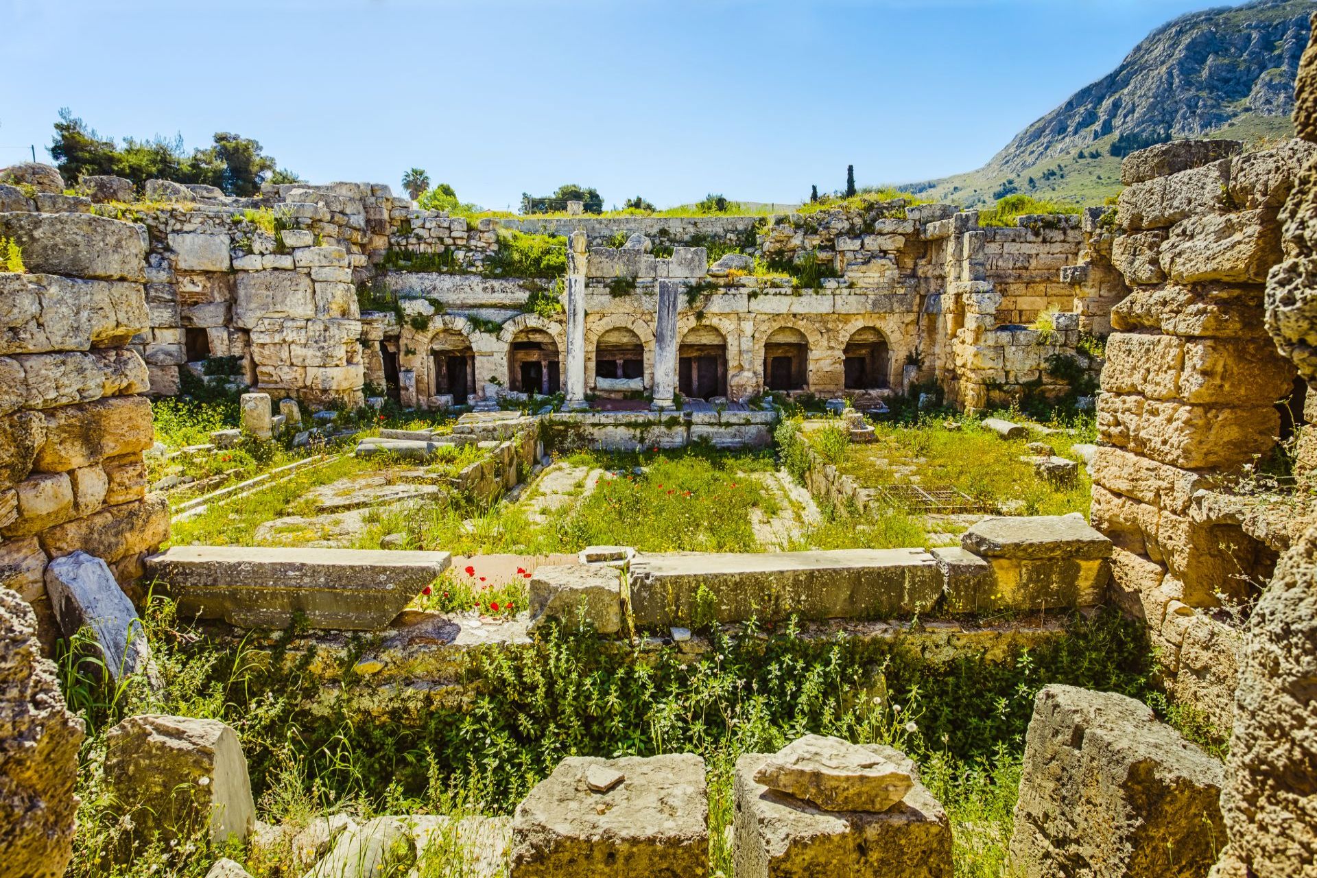 CORINTH ROMAN RUINS GREECE