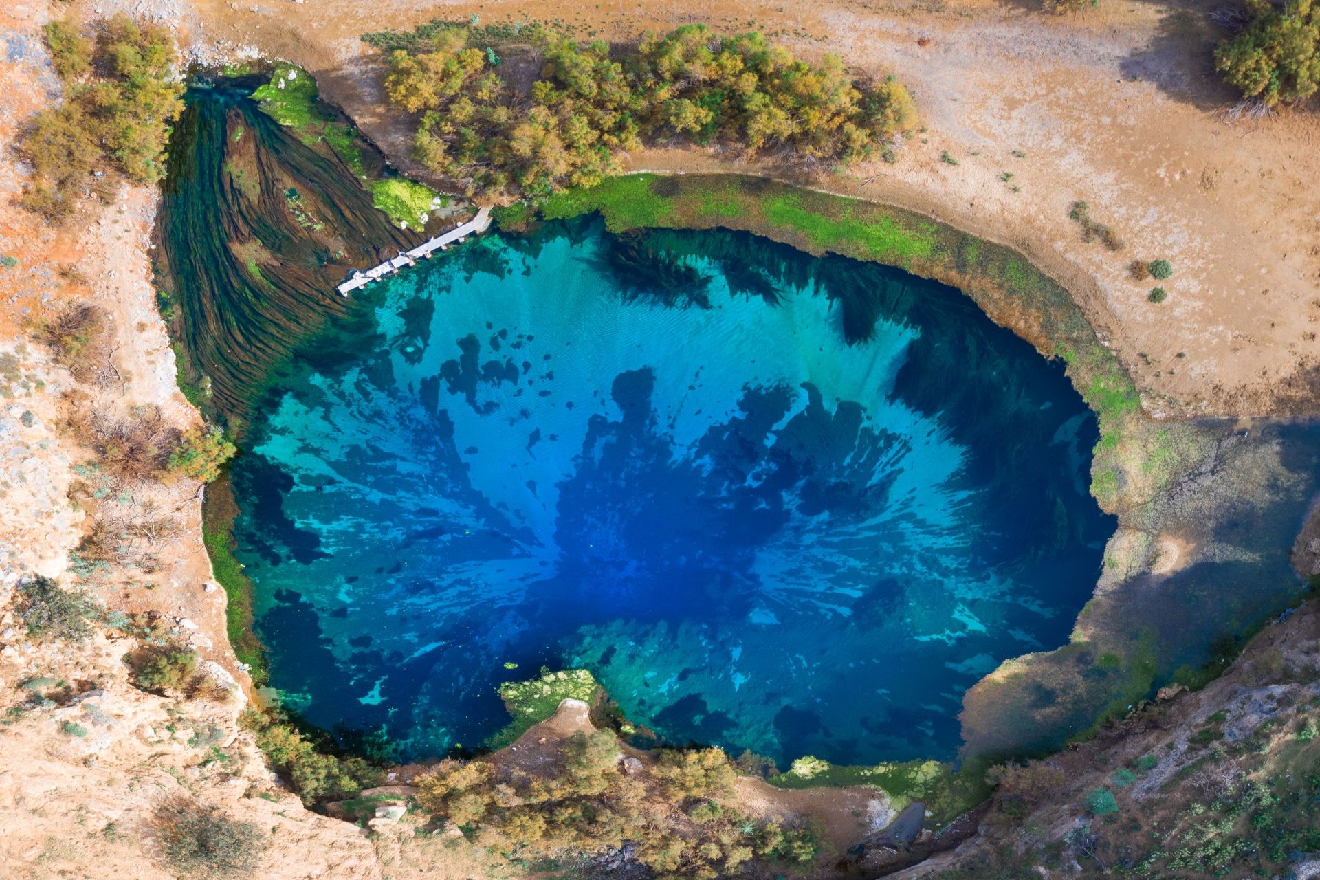 Lake Almyros, Heraklion, CRETE GREECE
