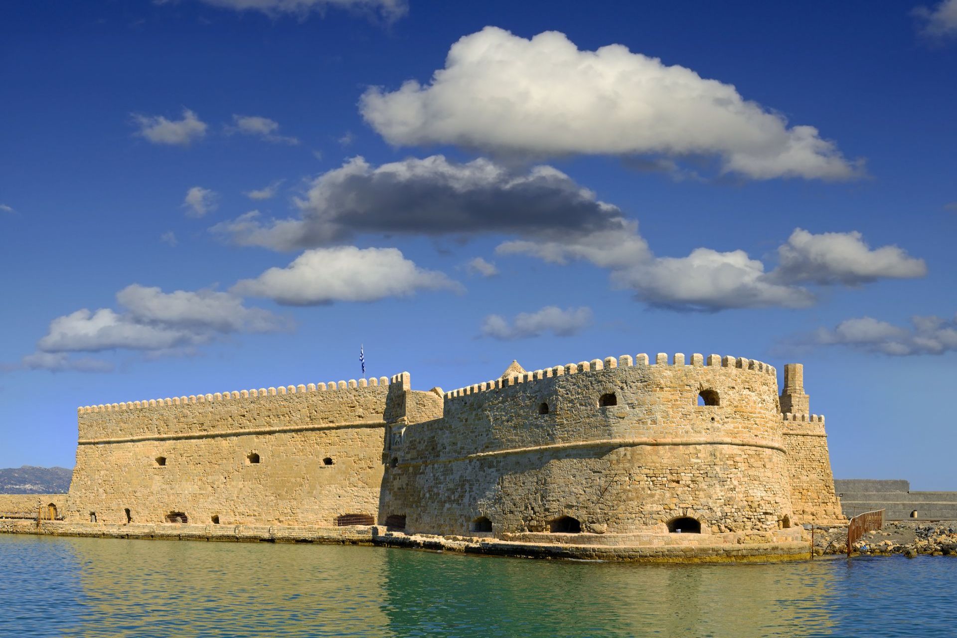 Old Fort and Venetian Harbor, Heraklion CRETE GREECE