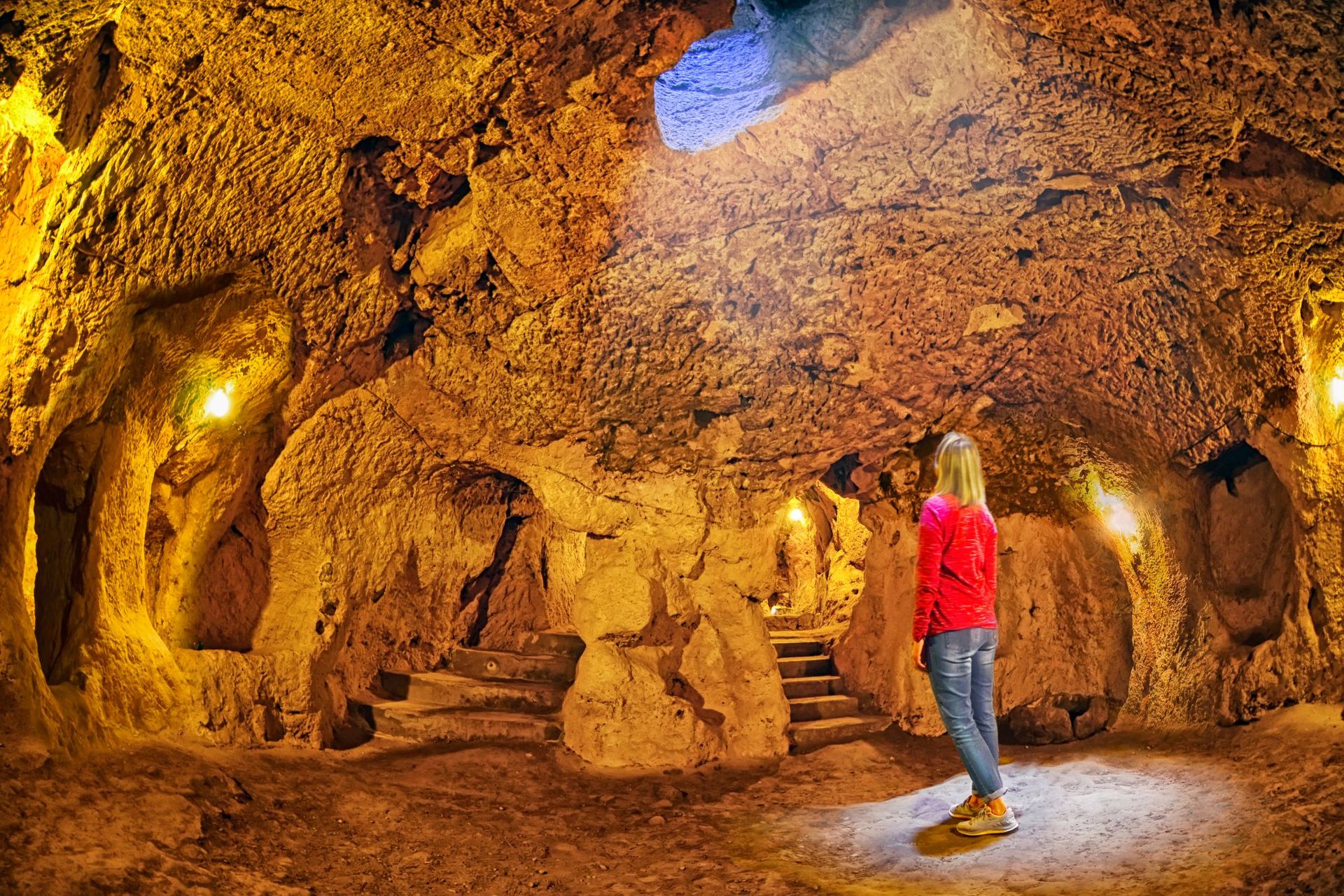 CAPPADOKIA Derinkuyu underground city TURKEY
