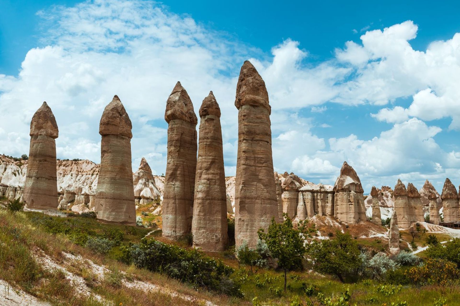 CAPPADOKIA Love valley Goreme TURKEY
