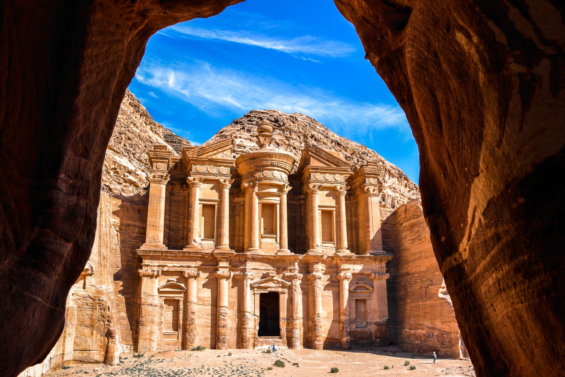 JORDAN Ad Deir - Monastery in the ancient city of Petra, Jordan