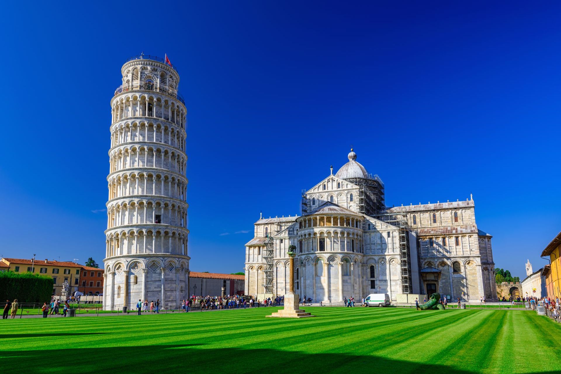 Pisa,Cathedral,(duomo,Di,Pisa),With,The,Leaning,Tower,Of