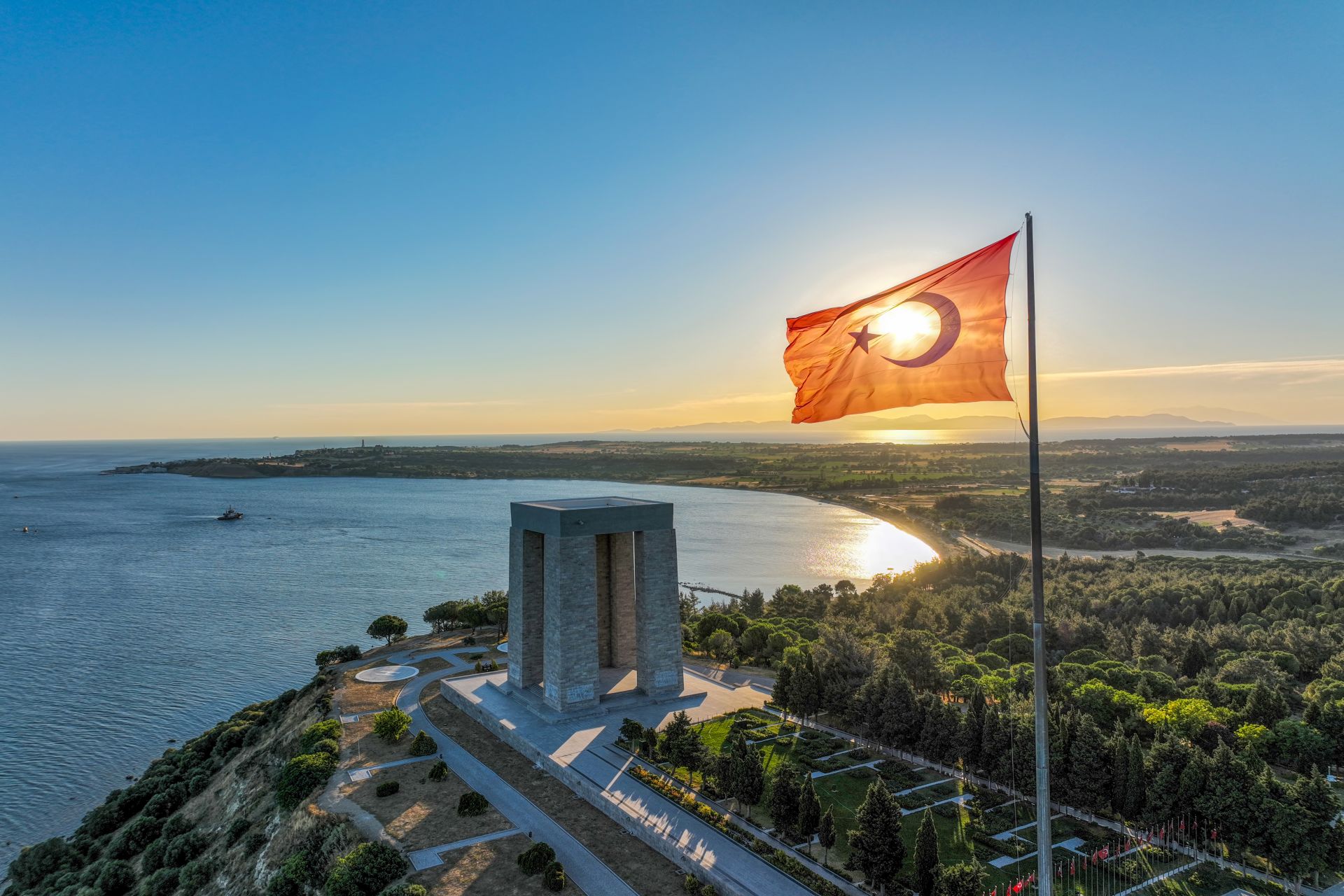 Canakkale - Turkey, Gallipoli peninsula, where Canakkale land an