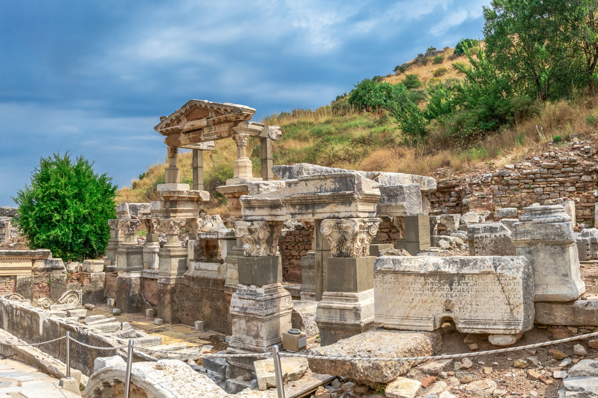 The Fountain of Trajan in Ephesus, Turkey