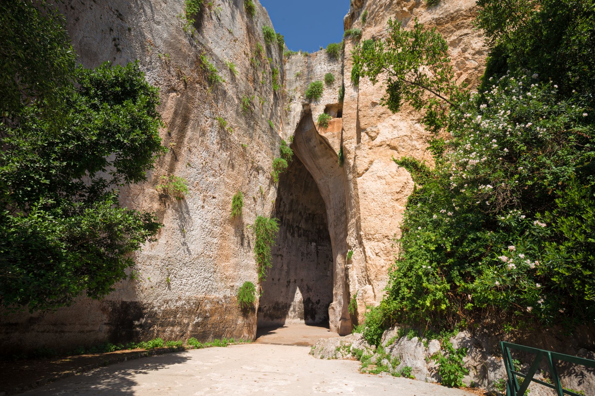 Entrance,To,The,Orecchio,Di,Dioniso,Cave,,Near,The,Greek