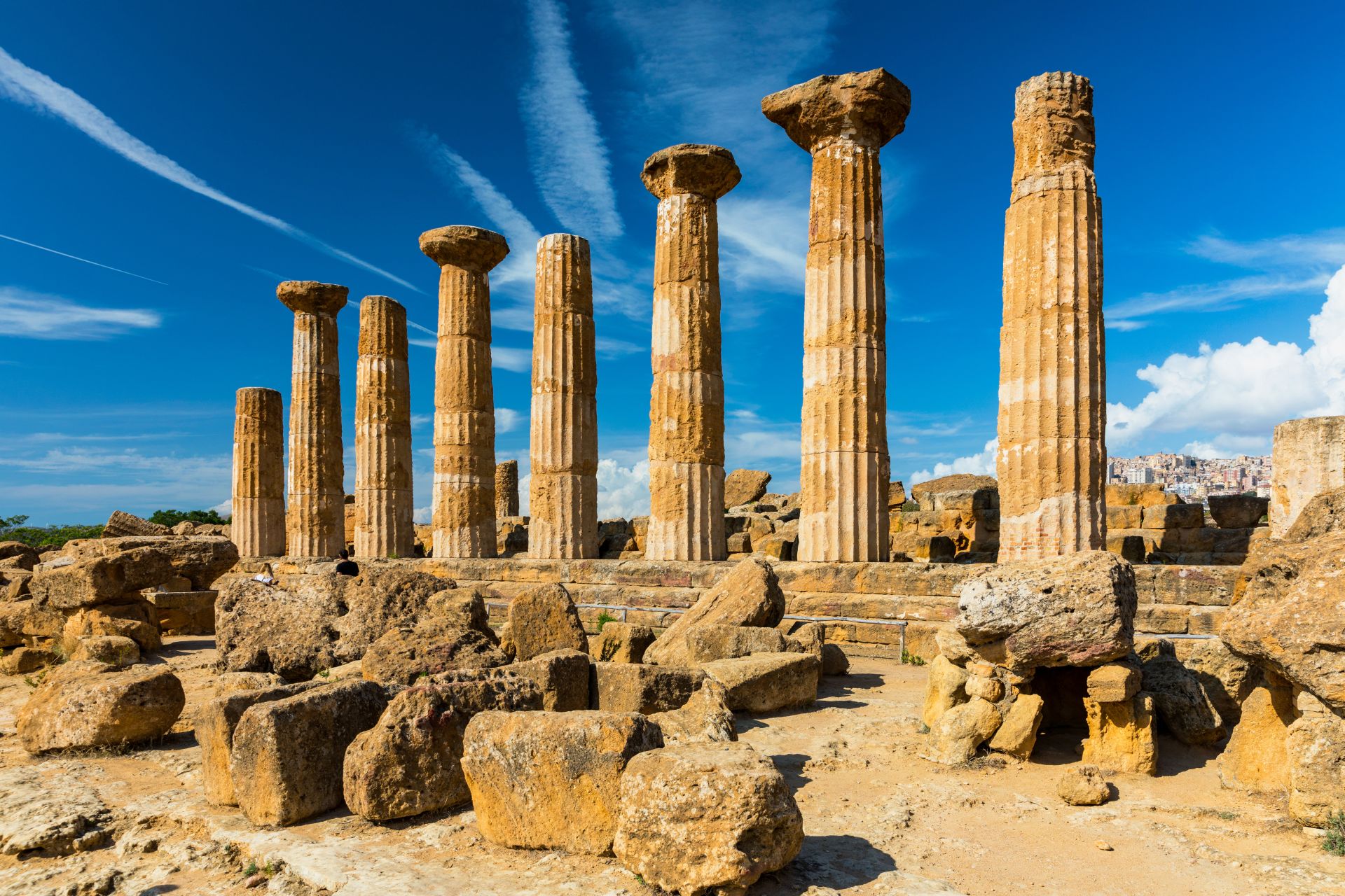 Temple,Of,Hercules,In,The,Valley,Of,The,Temples,,Agrigento,